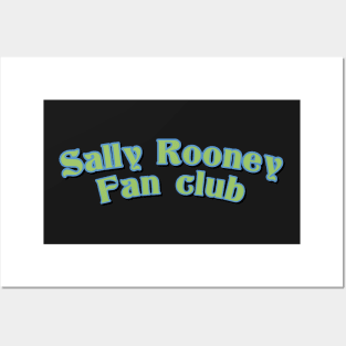 Sally Rooney fan club green blue Posters and Art